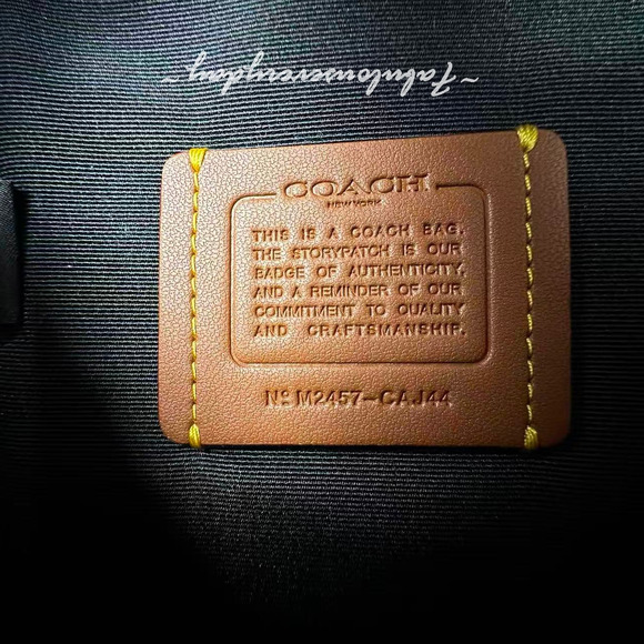 Coach Men's Stanton Crossbody Bag In Signature Denim/Black CAJ44 NWT - Picture 8 of 8